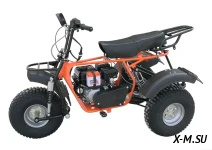 Трицикл ТРИТОН 2, САФАРИ-3LЕ-8+ (длинное седло, сзади 2 амортизатора Урал)