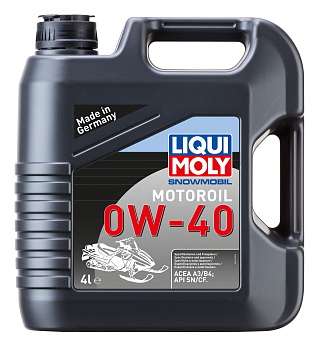 Масло liguiMoly Snowmobil Motoroil 0W-40 (синтетическое) для снегоходов 4л
