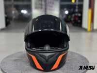 Шлем интеграл HETOSHI XD1-89 цв. Черно-оранжевый р.S