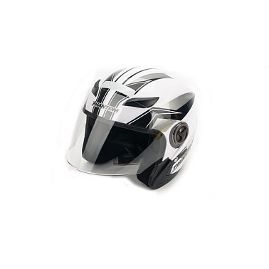 Шлем мото PHANTOM 619 #4white-black-grey HPCTPE-WB56