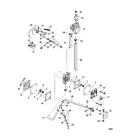 Топливный насос электрический (Дизайн 2) 2-х тактного ПЛМ MERCURY 40 M Серийный номер от 0G760300 до 0T979999