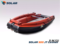 Лодка надувная моторная solar-500 caravan jet tunnel (expedition)