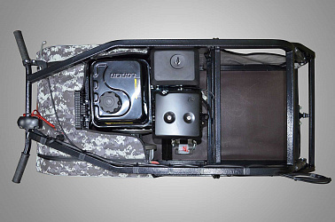 Мотобуксировщик "Богатырь" 15ER (электростартер, реверс-редуктор)