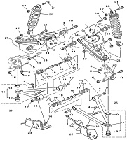 Передняя подвеска КВАДРОЦИКЛА STELS ATV 450 H