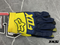 Перчатки взрослые FOX XD2-1 цв. Сине-желтый  р. S
