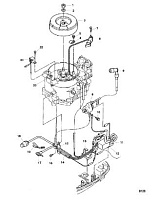 Электрические компоненты 4-Х ТАКТНОГО ПЛМ MERCURY 5 Серийный номер от 0P073456 до 0P400999