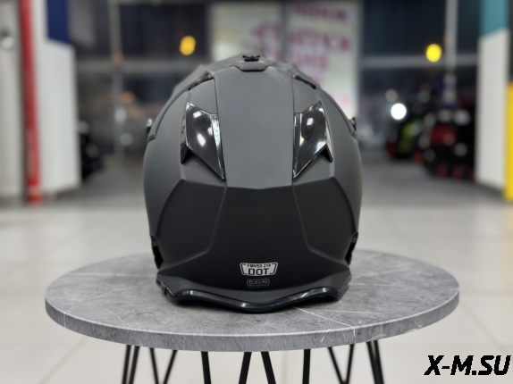 Шлем кроссовый HETOSHI XD1-50 цв. Черный матовый р. XL 