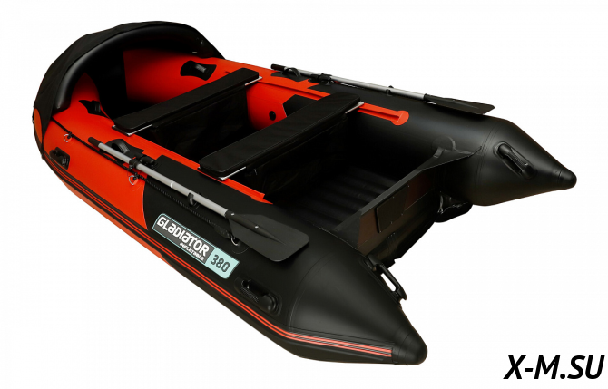 Моторная лодка ПВХ GLADIATOR E380PRO SPECIAL EDITION