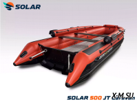 Лодка надувная моторная solar-500 caravan jet tunnel (expedition)