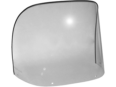 Стекло ветровое для снегохода Yamaha (высота 47см, толщина 2мм, ПЭТг)