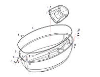 Колпак 4-Х ТАКТНОГО ПЛМ HIDEA F30FEL