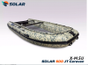 Лодка надувная моторная solar-500 caravan jet tunnel