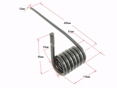 Пружина тележки задняя левая 291203-800-0100