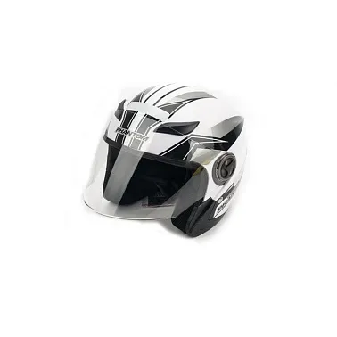Шлем мото PHANTOM 619 #4white-black-grey HPCTPE-WB56