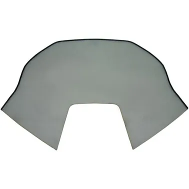 Стекло ветровое для снегохода Буран с вырезом под фару (высота 38см, толщина 2мм, МПК)