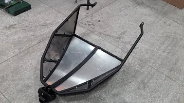 Комплект защиты днища на снегоход ЕРМАК STELS с установкой